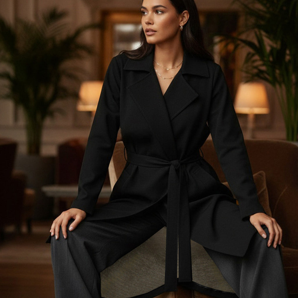 Knit Lounge Coat: EMF Shielding