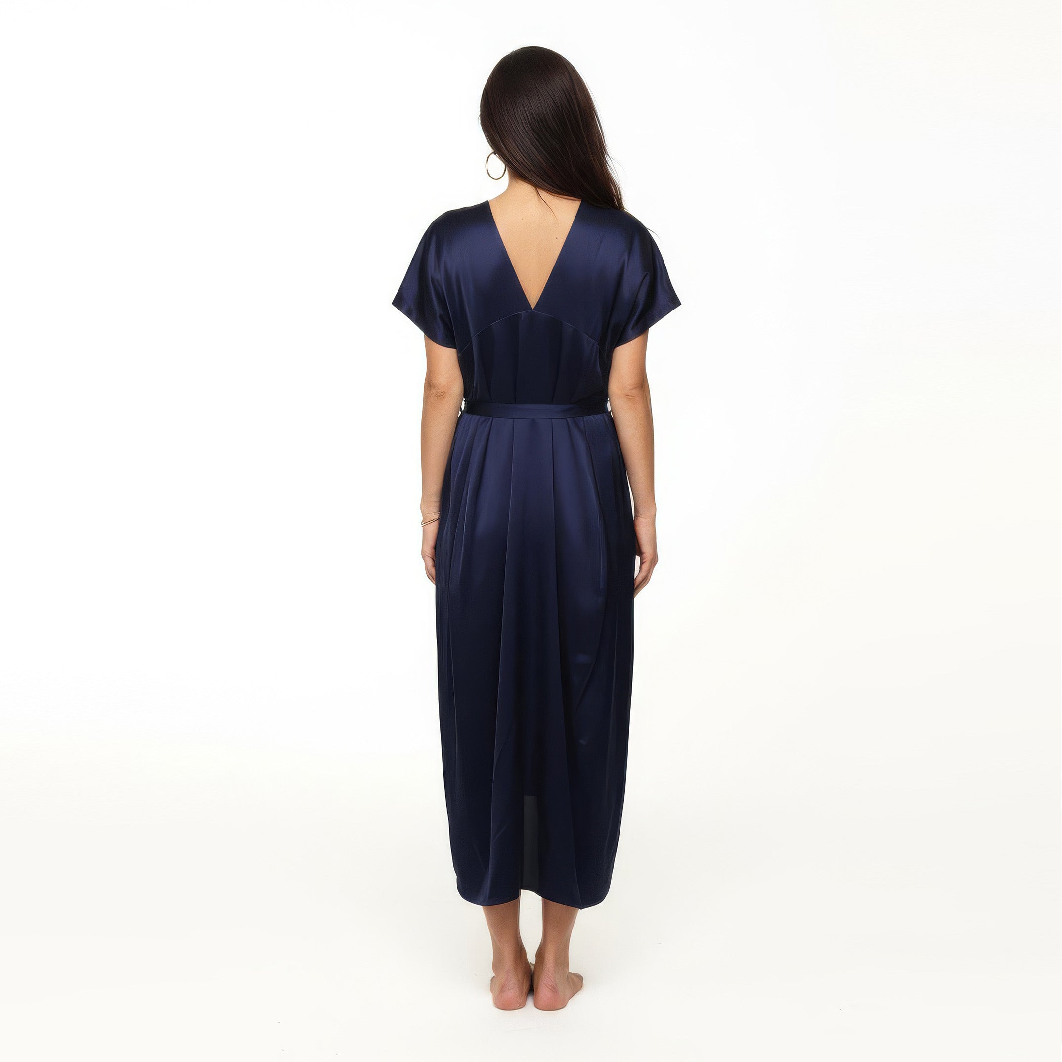 Silk Kimono Dress: EMF Shielding