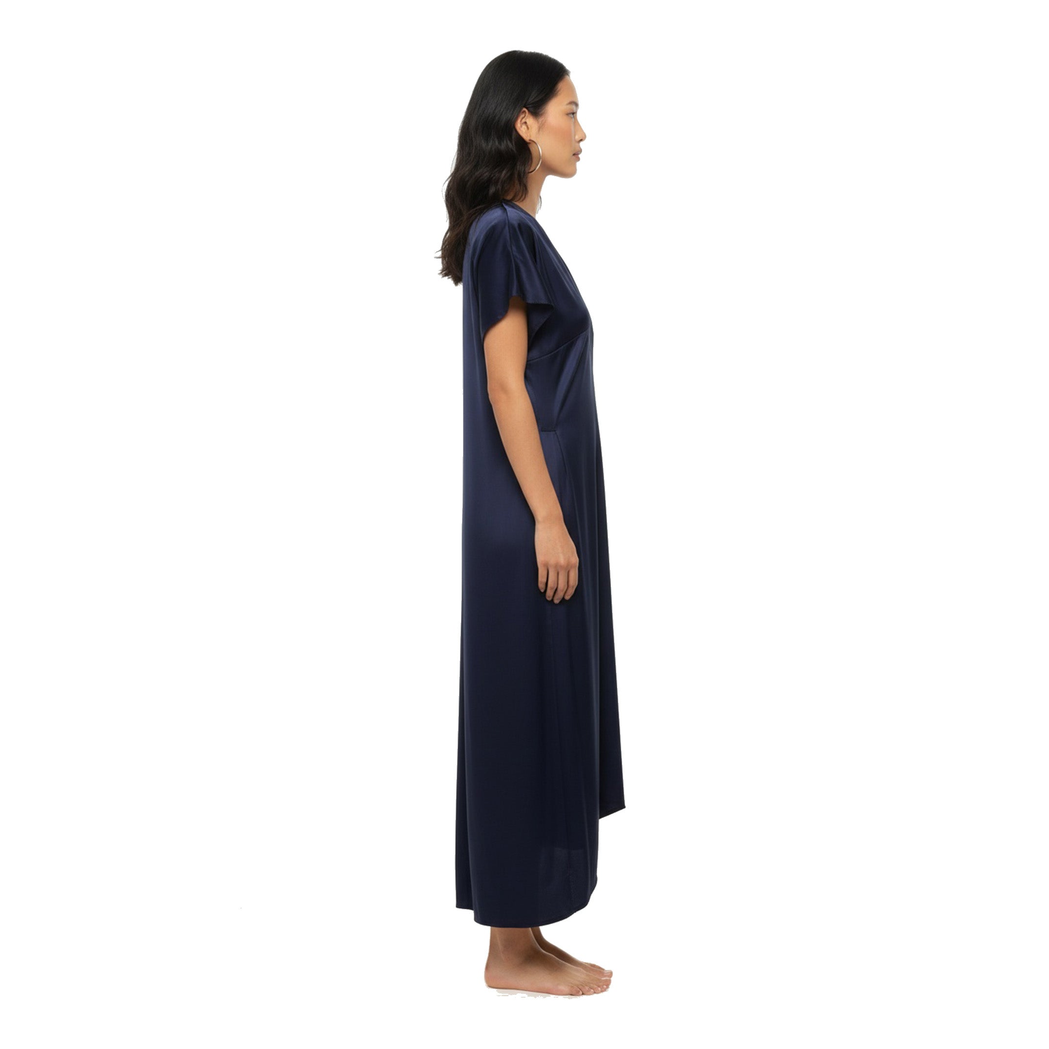 Silk Kimono Dress: EMF Shielding