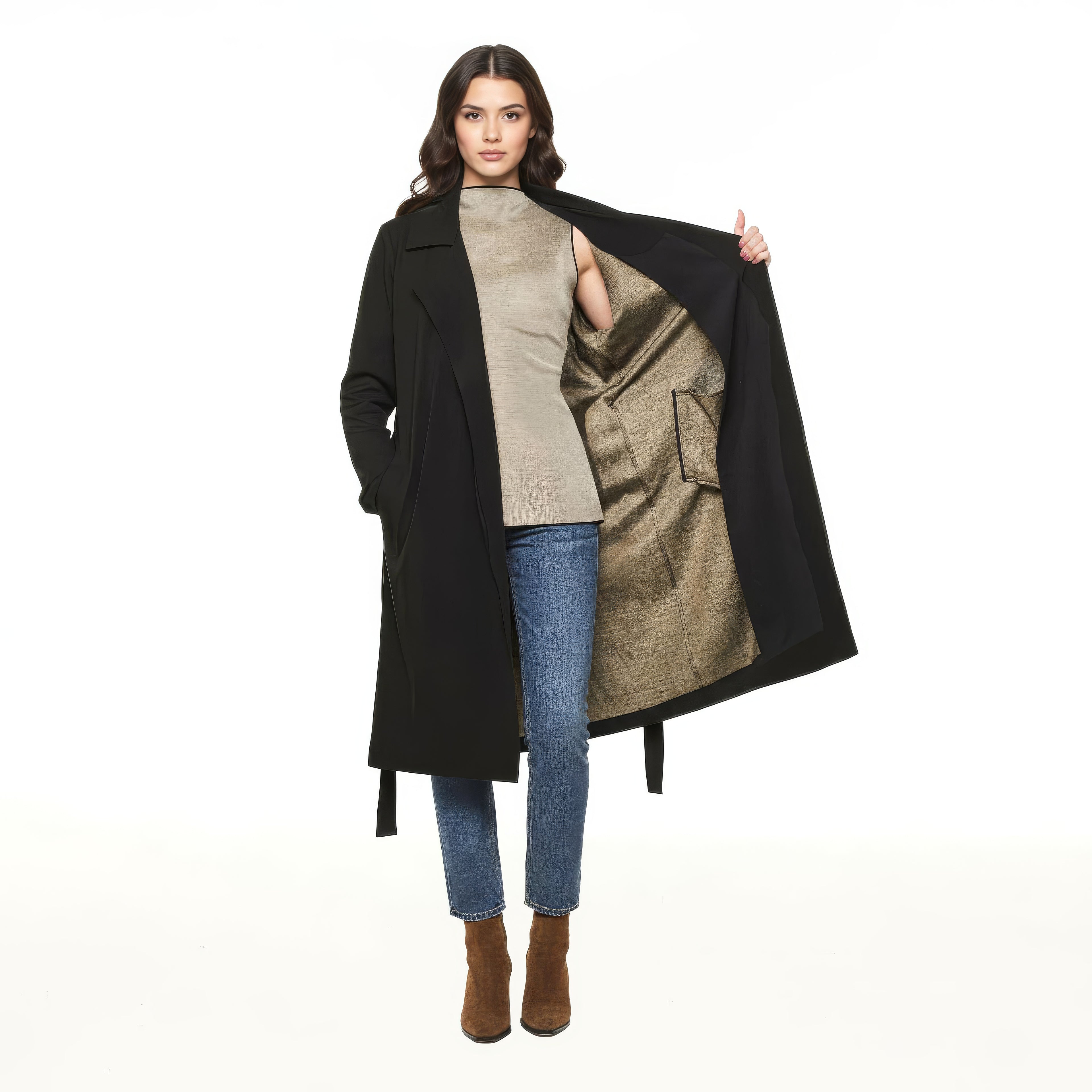 Knit Lounge Coat: EMF Shielding