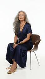 Silk Kimono Dress: EMF Shielding