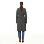 Trench Coat - Sandwashed & Silver Lined: EMF Shielding
