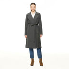 Trench Coat - Sandwashed & Silver Lined: EMF Shielding